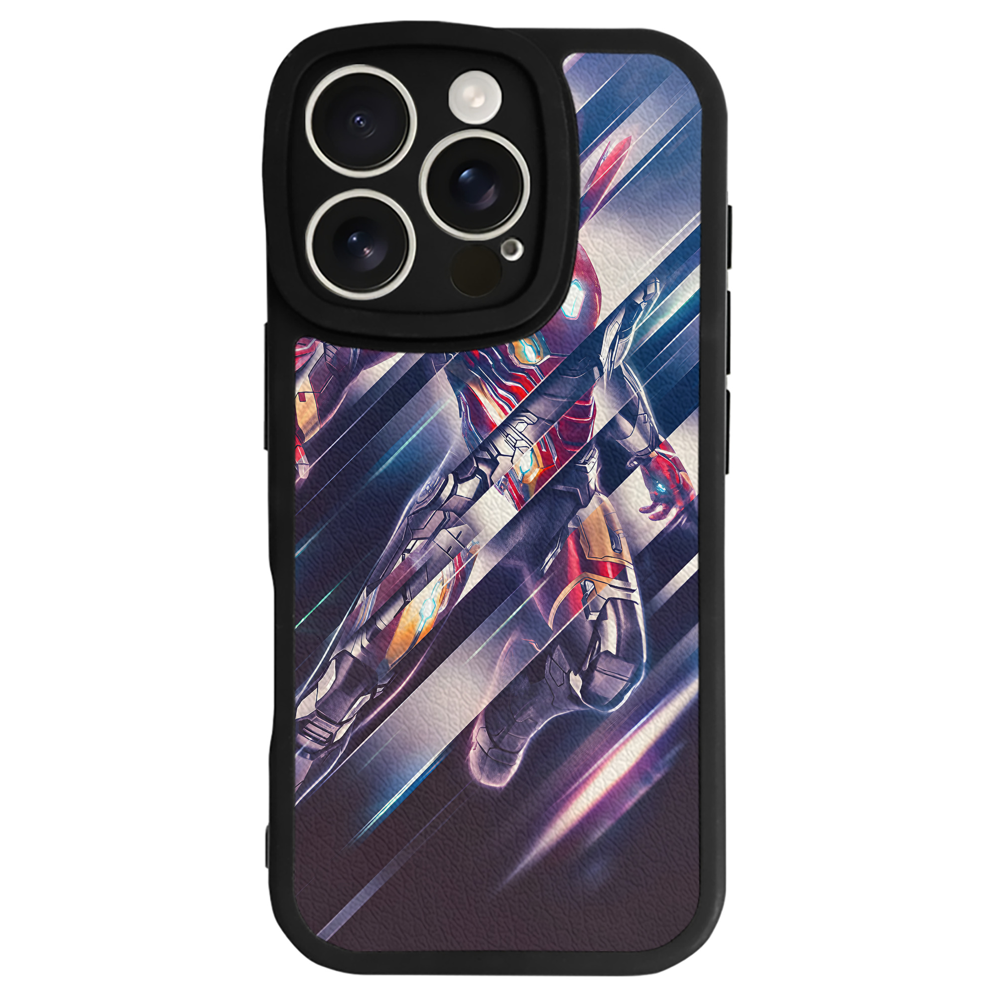 （画像用） アベンジャーズ The Avengers 【iPhone 16シリーズ対応】シリコンスマホケース（レザー調） 材質：シリコン